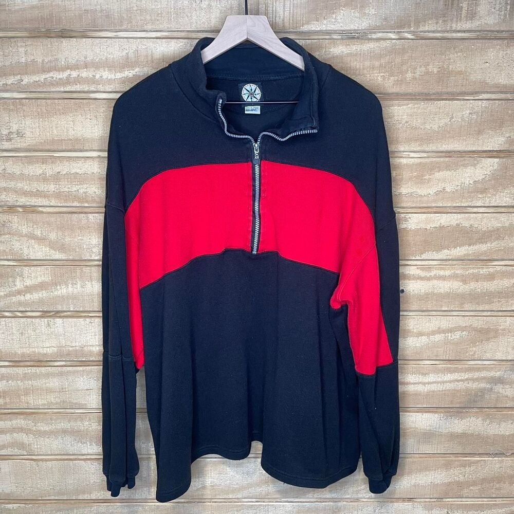 Vintage 90s Marlboro Unlimited Quarter Zip Pullover Size: XXL